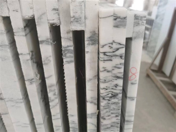Impression White Marble Countertop - Durable Natural Stone For Kitchens & Islands high quality